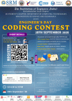 Engineer's Day Coding Contest 2026 Coding Contest Poster